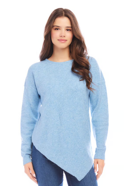 Asymetrical Hem Sweater [SKY-3N94272]