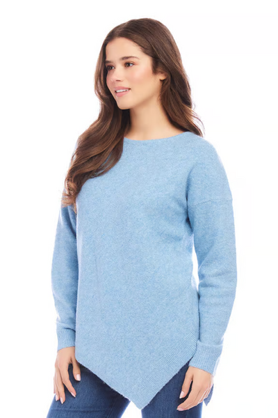 Asymetrical Hem Sweater [SKY-3N94272]