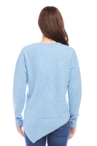 Asymetrical Hem Sweater [SKY-3N94272]