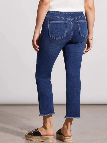 Audrey Pull On Straight Crop Pant [Real Blue-6733O]