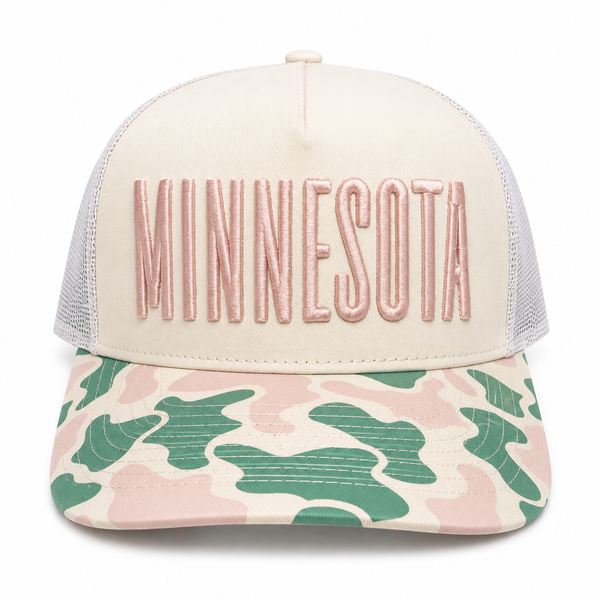 Pink Camo Minnesota Hat