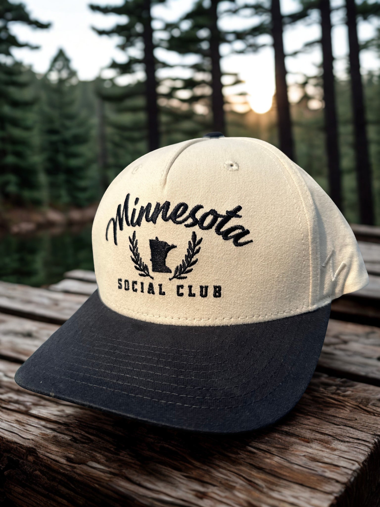 MN Social Club Hat [Black/Ivory]