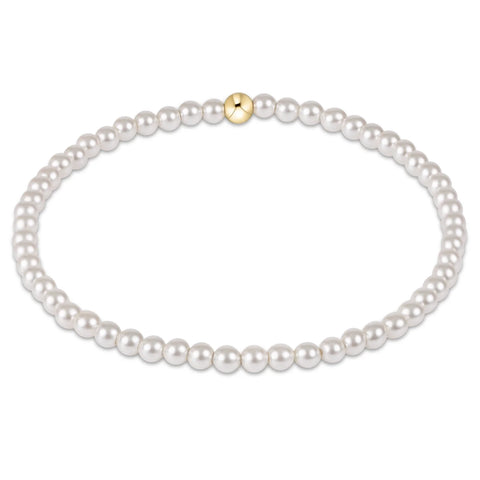Classic Pearl 3MM Bead Bracelet [BCLPE3]