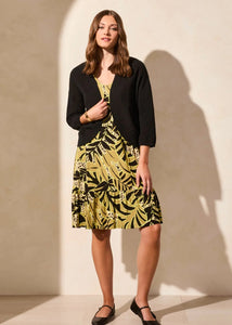 Cocoon Sweater Cardigan [Black-2205O]