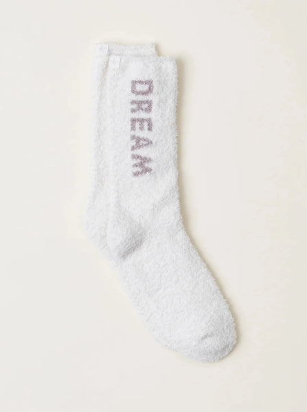 Barefoot Dreams Dream Socks [Cream/Taupe-BDWCC220]