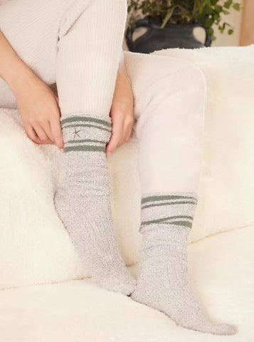 Barefoot Dreams Tube Socks [Spruce/Multi-BDWCC219]
