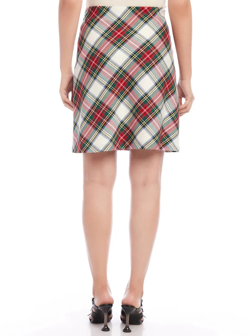 Bias Plaid Skirt [Plaid-4l10169]