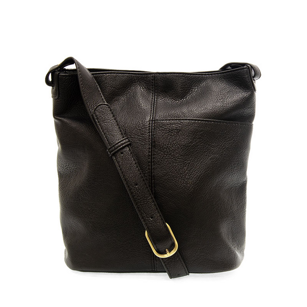 Bindi Front Slip Crossbody Bag [Black-L8247]