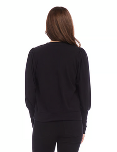 Bishop Sleeve Top [BLK-3L05514]