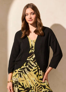 Cocoon Sweater Cardigan [Black-2205O]