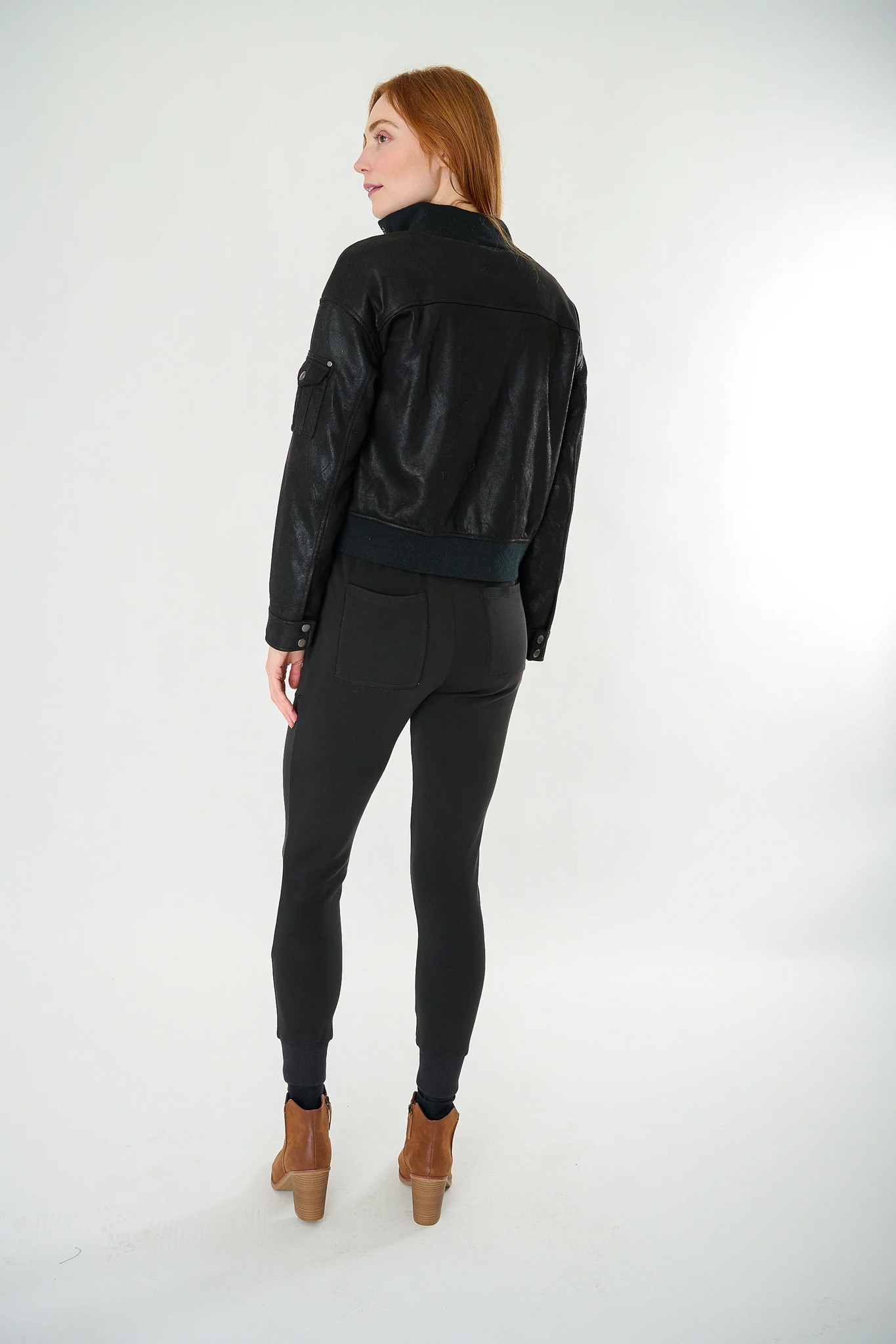 Bomber Jacket [Black-MA90057]