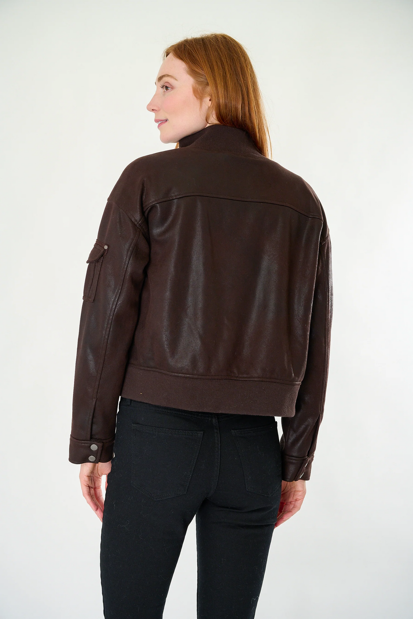 Bomber Jacket [Choc Brown-MA90057]