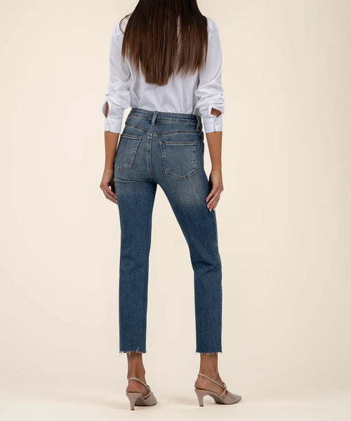 Rachel High Rise Fab Ab Mom Jeans [Braveness W DK-KP1561MJ2]