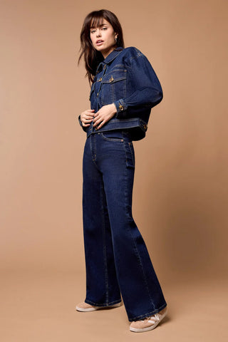 Brooke Hugging Palazzo Jeans [DK. Denim-5604O]