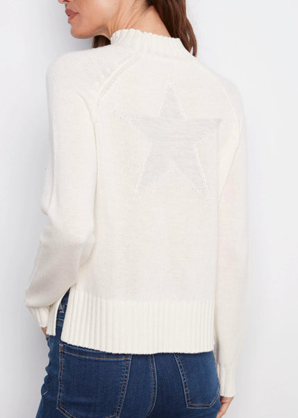 Mock Neck Sweater [Ecru-C2838]