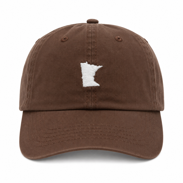 Small MN State Shape Hat [Coffee]