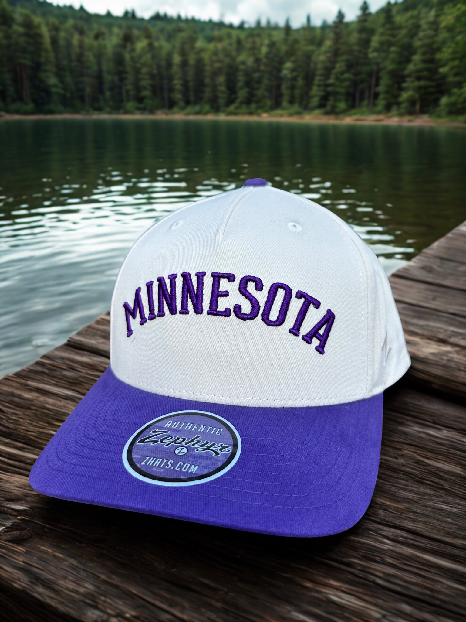 Minnesota 3D Embroidery Hat [Purple]