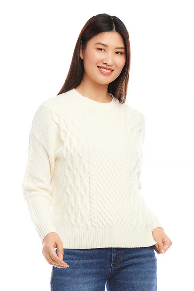 Cable Knit Sweater [CRE-3L89744]