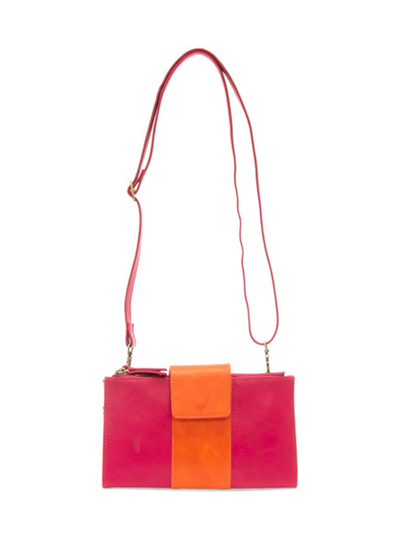 Camryn Colorblock wallet [Fuchsia/Orange-L8162]