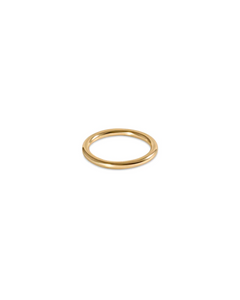 Classic Gold Band Ring Size 8 [RBAG8]