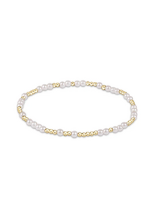 Hope Unwritten 3MM Bead Bracelet Pearl [BHOPUNWPE3]