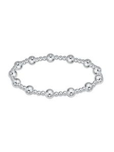 Classic Serenity Pattern 6MM Bead Bracelet Sterling [BCLSINPSS6]