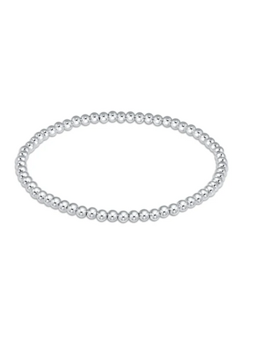 Classic Sterling 3MM Bead Bracelet [BCLSS3]