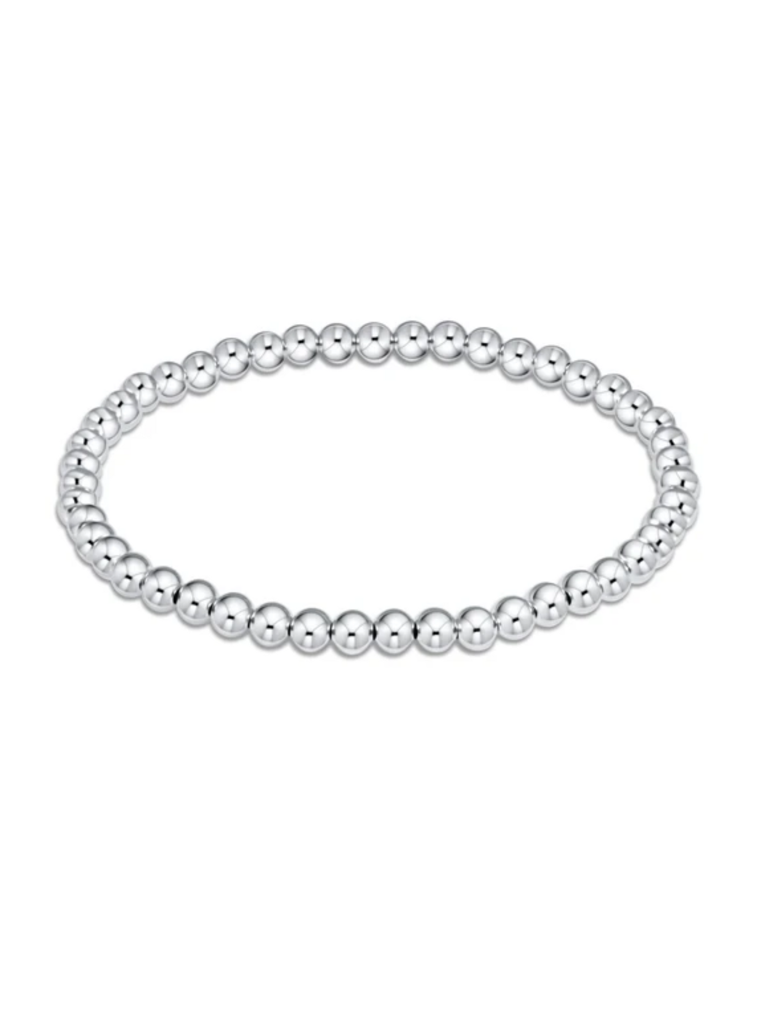 Classic Sterling 4MM Bead Bracelet [BCLSS4]