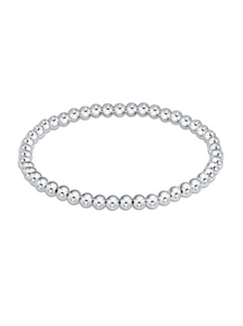 Classic Sterling 4MM Bead Bracelet [BCLSS4]