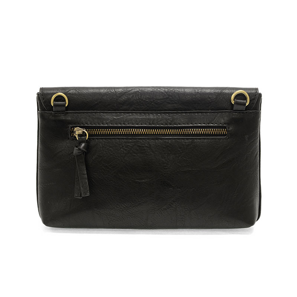 Claudia Keyhole Envelope Crossbody [Black-L8243]