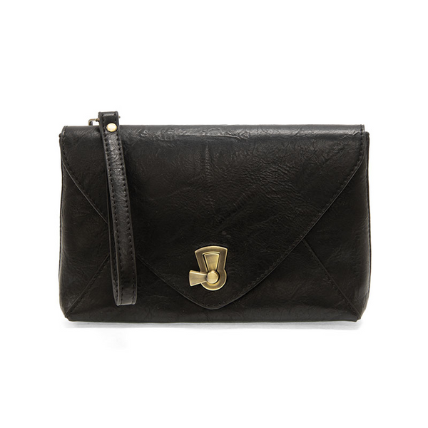 Claudia Keyhole Envelope Crossbody [Black-L8243]