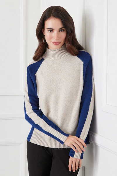 Colorblock Sweater [Multi-3L89787]