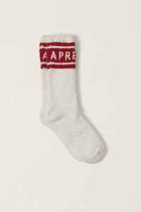 Cozy Chic Apres Socks [Red-BDUCC23101]