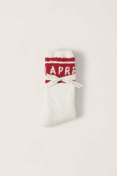 Cozy Chic Apres Socks [Red-BDUCC23101]