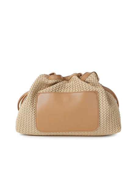 Taylor Carpi Crossbody Bag [Toast Rafia]