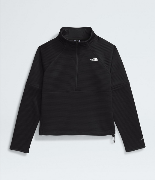 Dot Knit Thermal 1/4 Zip [Black]