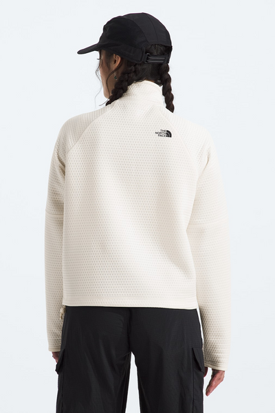 Dot Knit Thermal 1/4 Zip [White Dune]