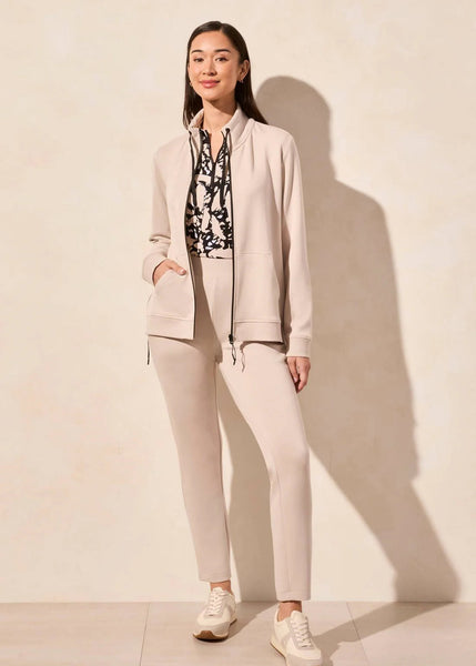 Long Sleeve Mockneck Cardigan [Sand Dune-2064O]