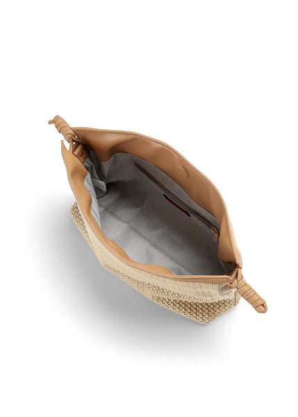 Taylor Carpi Crossbody Bag [Toast Rafia]
