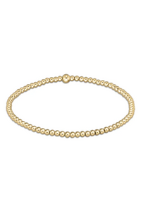 E Newton Extends Classic Gold 2.5mm Bracelet [BEXCLG25]