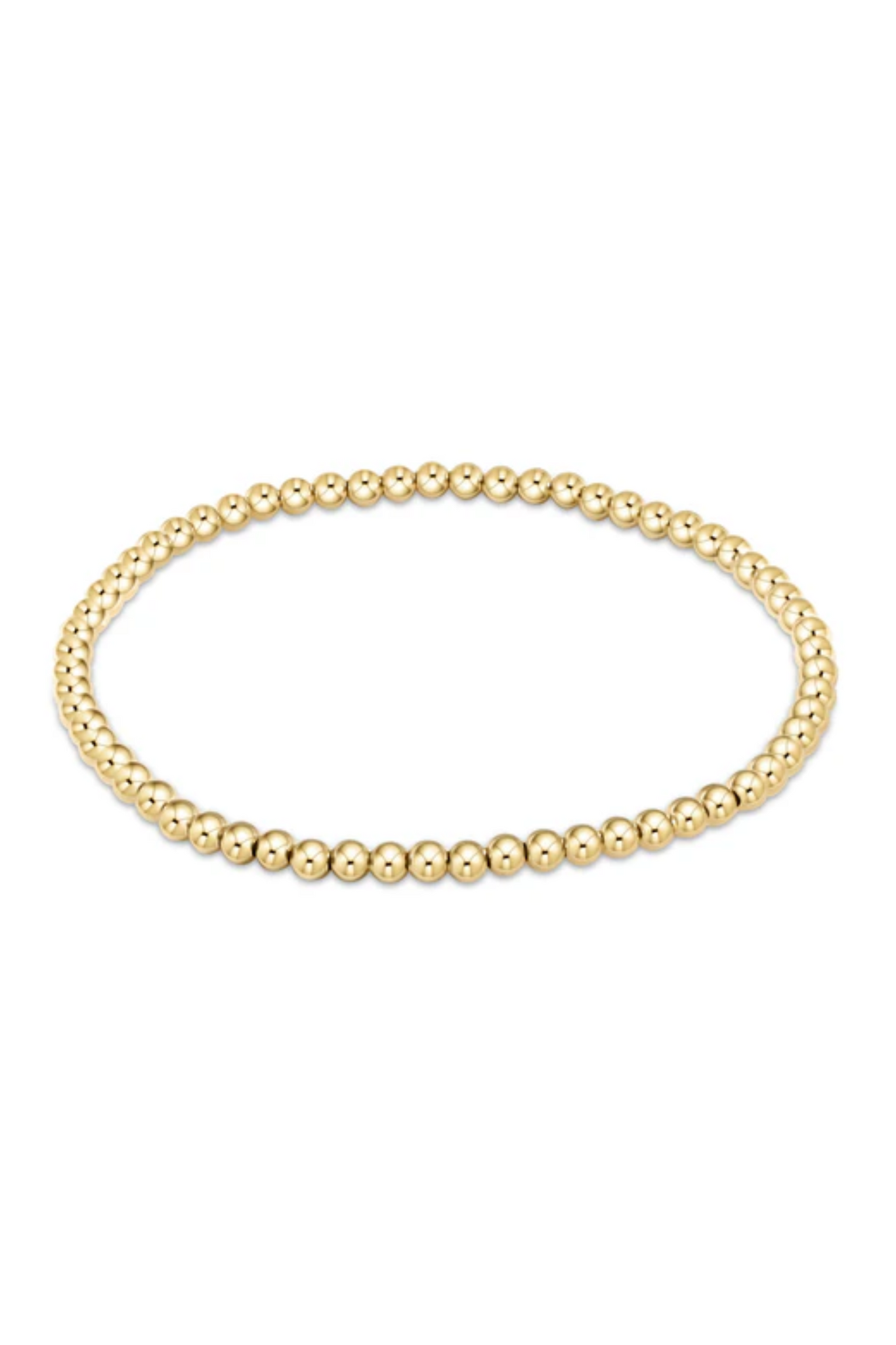 E Newton Extends Classic Gold 3mm Bracelet [BEXCLG3]