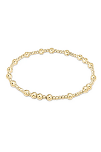 E Newton Extends Hope Unwritten 4mm Bad Bracelet Gold [BEXHOPUNWG4]