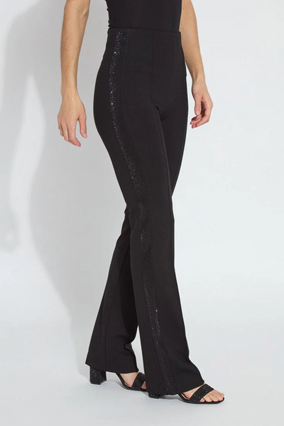 Elysse Embellished Crystal Pant [Black-10-3463-M2]