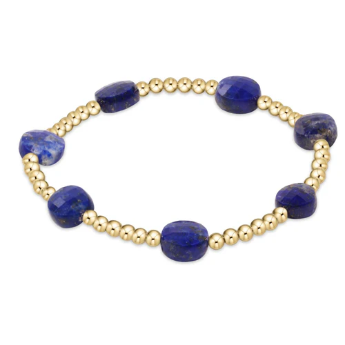 Enewton Extends Admire Gold 3MM Bead Bracelet Lapis  [BEXADG3LAP]