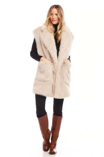 Faux Fur Vest [STO-3L09901]