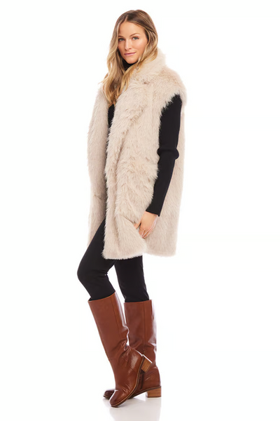 Faux Fur Vest [STO-3L09901]