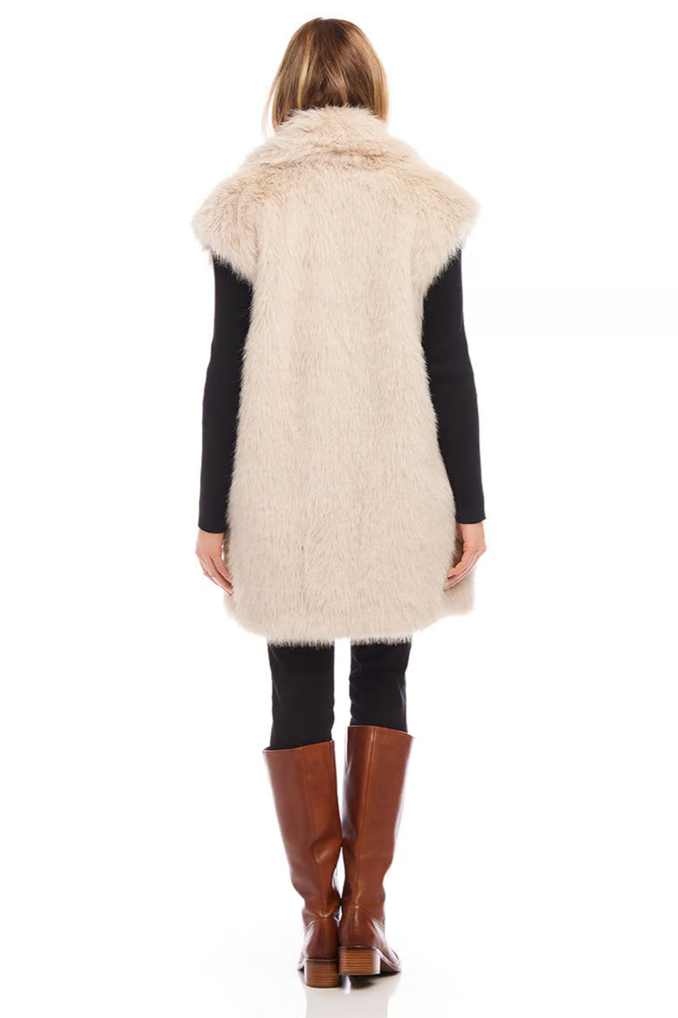 Faux Fur Vest [STO-3L09901]