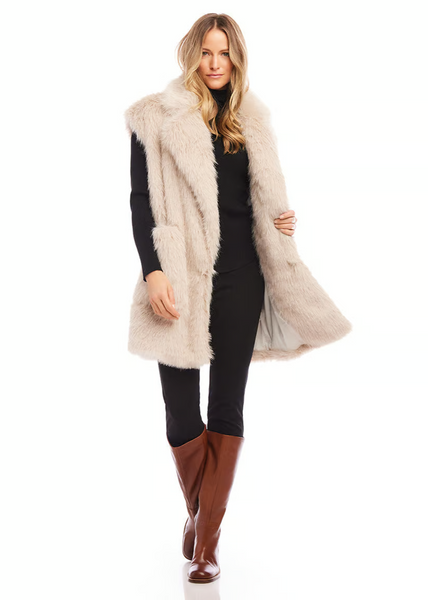 Faux Fur Vest [STO-3L09901]