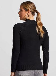 Funnel Neck Sweater [Black-1481O]