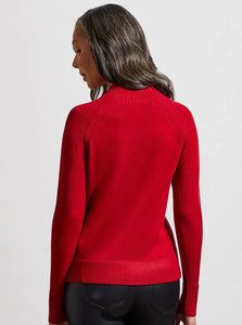 Funnel Neck Sweater [Earth Red-1481O]